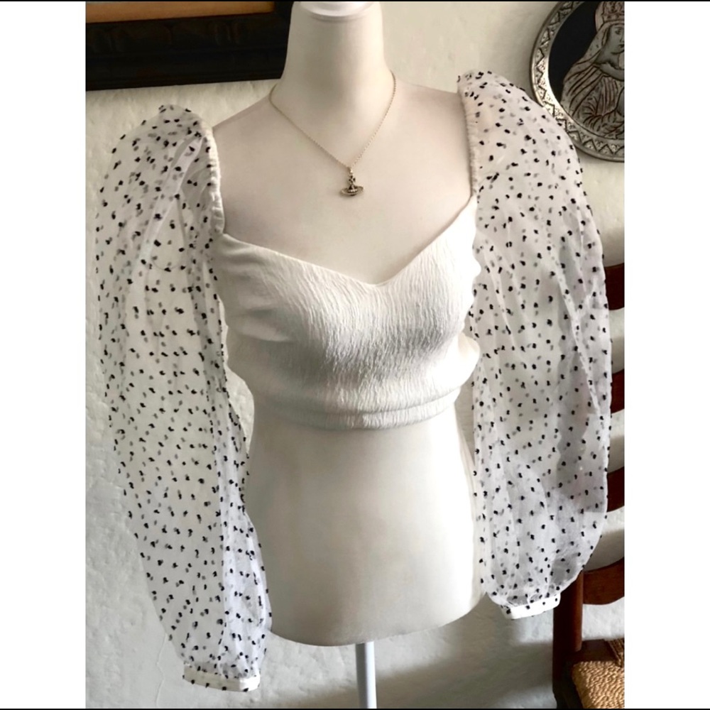 Zara Top 🦢 - Picture 4 of 6